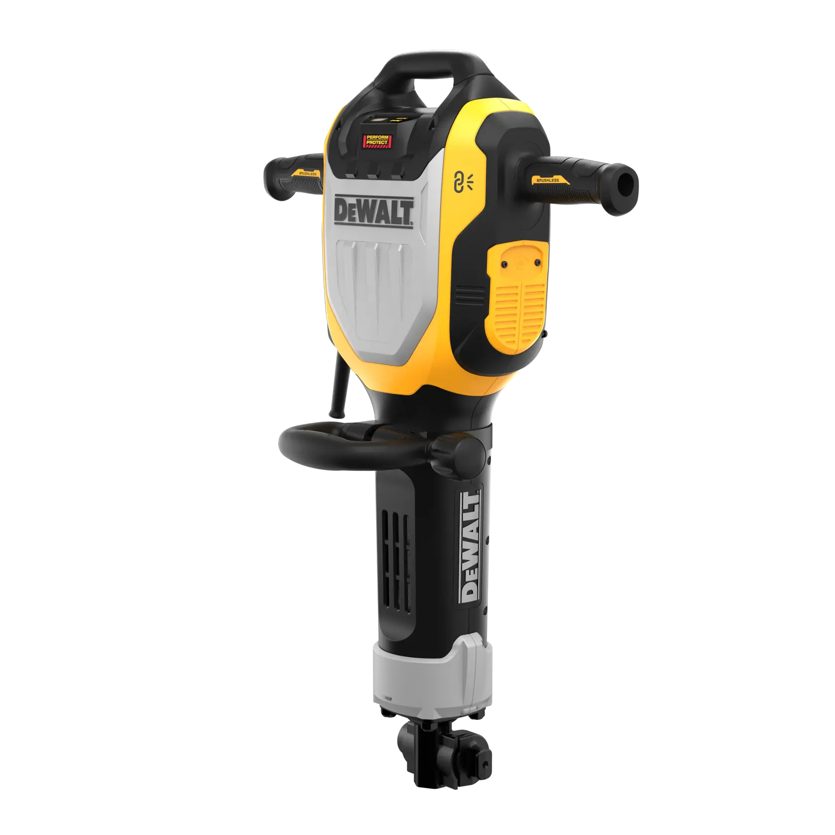 DEWALT Abbruchhammer für Fotografie, SKUs D25966, D25966K, D25966-B2; gelb-schwarzes Design.