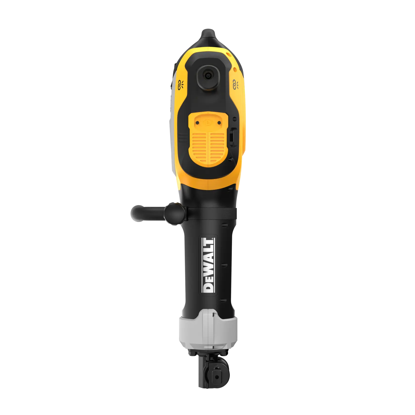 DEWALT Werkzeug Vorderansicht. Fotografie. SKUs: D25966, D25966K, D25966-B2.