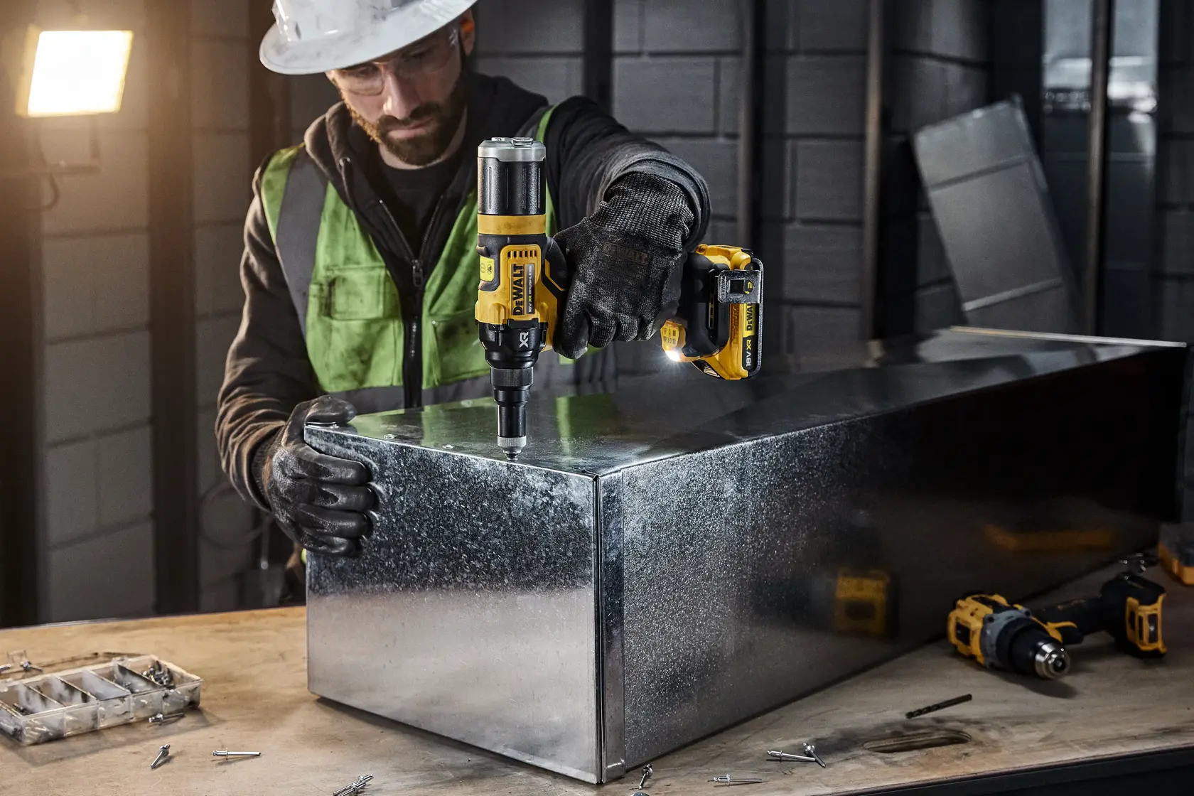 18 Volt Akku-Nietpistole 2,4-4,8mm - für Akku Plus