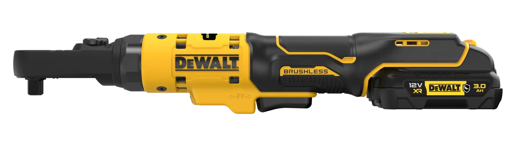 12V XR Akku-Ratsche, 1/4" und 3/8" (bürstenlos) inkl. 1x G-Akku (12 Volt / 3 Ah)