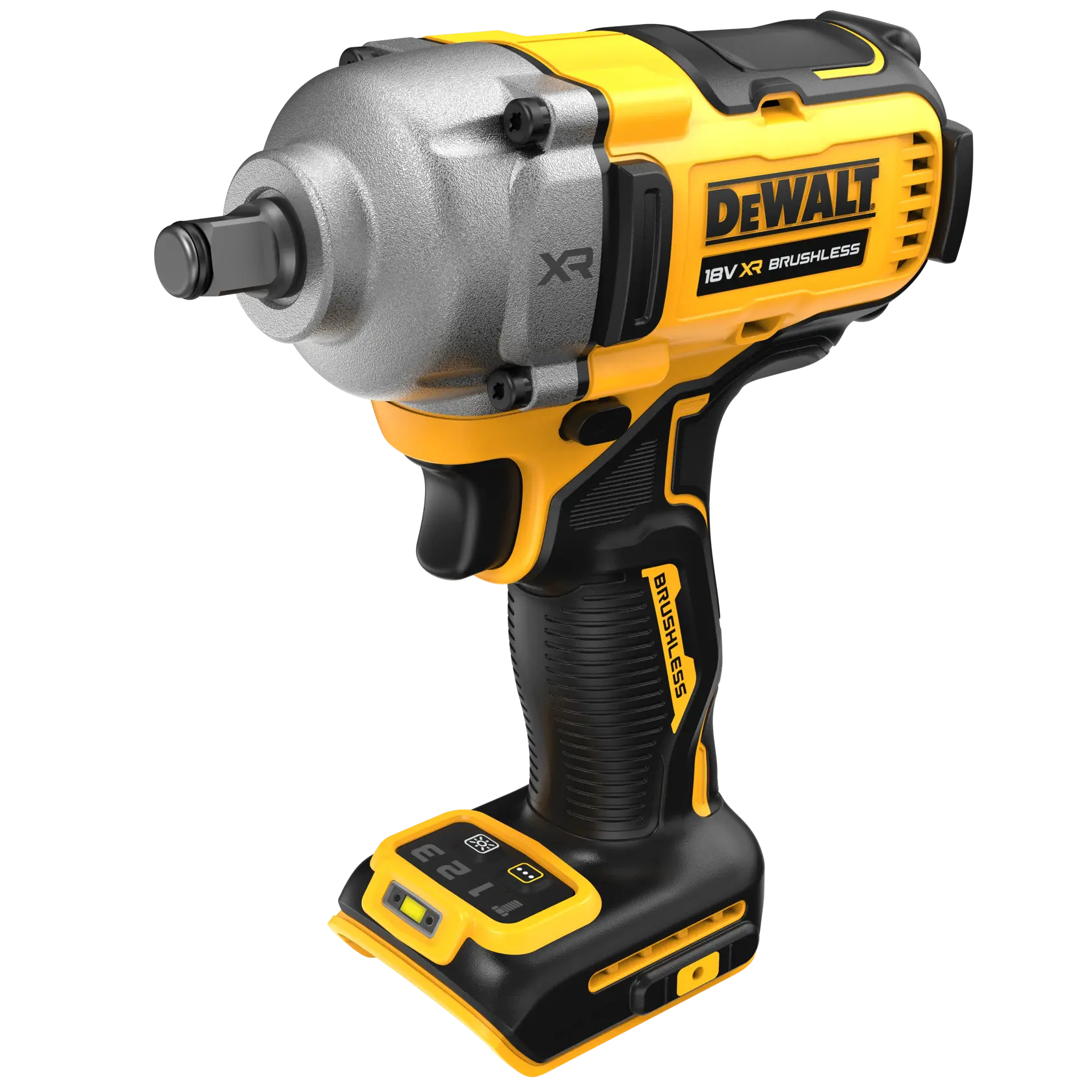 DEWALT® 18V XR® Brushless 1/2" Akku-Mittelklasse-Drehschlagschrauber mit Hogringe-Aufnahme (ohne Akku)