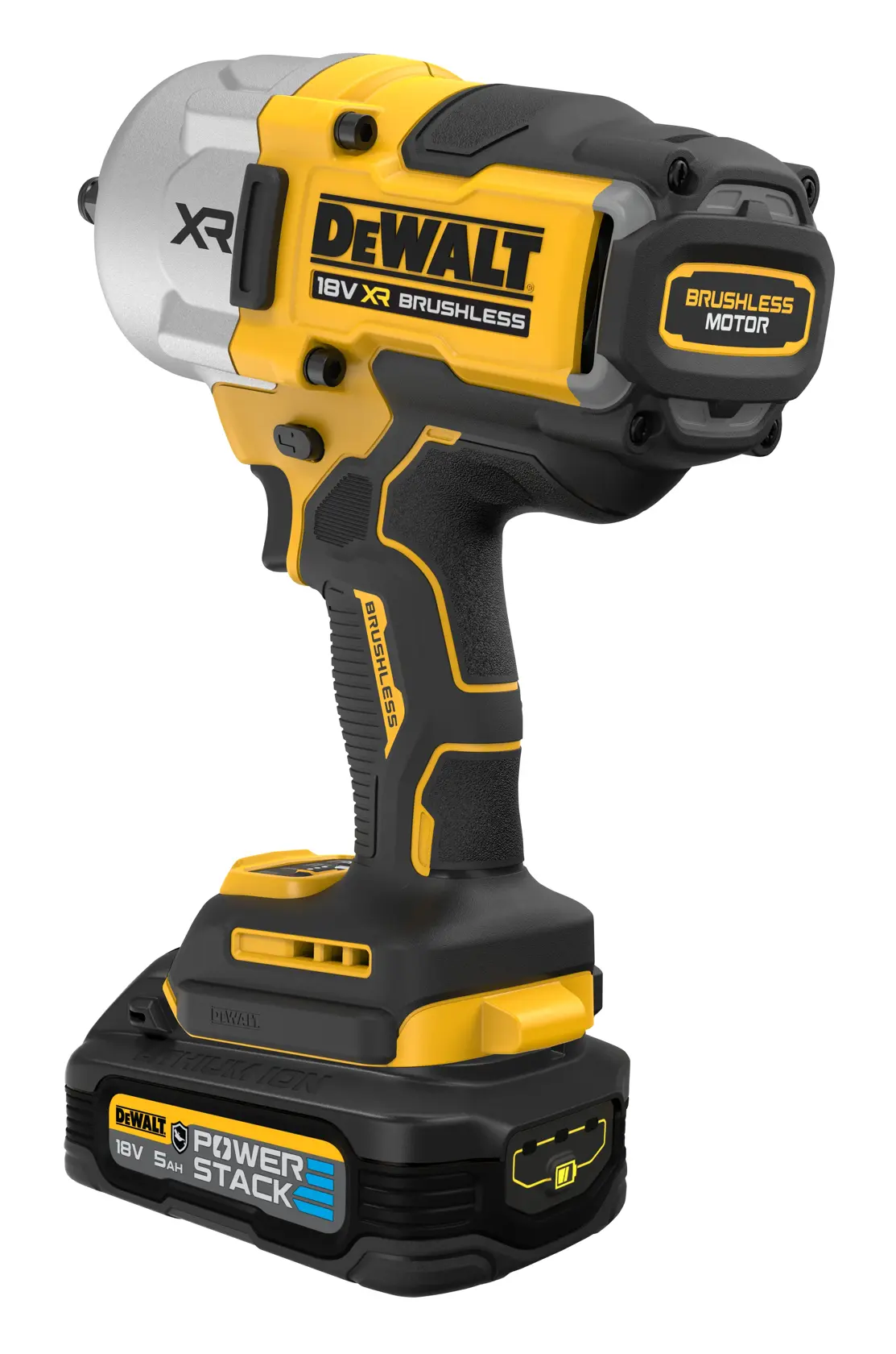 18 Volt Akku-Schlagschrauber 1/2" Außenvierkant (bürstenlos) inkl. 2x POWERSTACK™ G-Akkus(18 Volt / 5 Ah) mit Pouch-Akku Technologie
