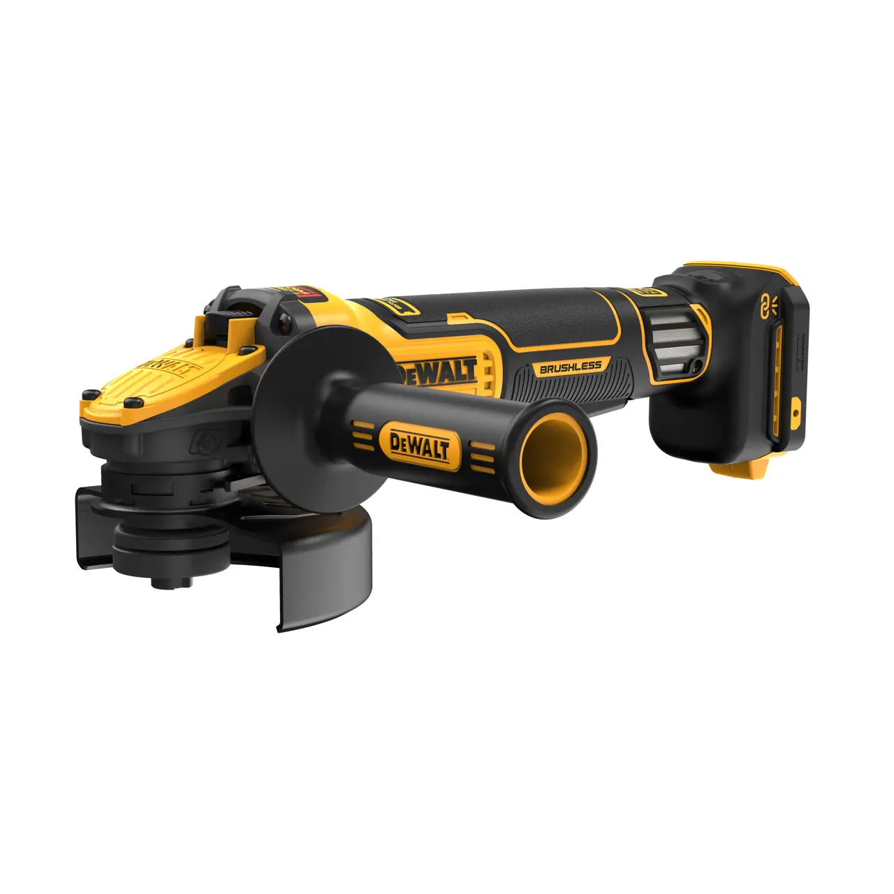 18 Volt Akku-Winkelschleifer (125 mm) mit regulierbarer Drehzahl und Paddelschalter - Basisversion