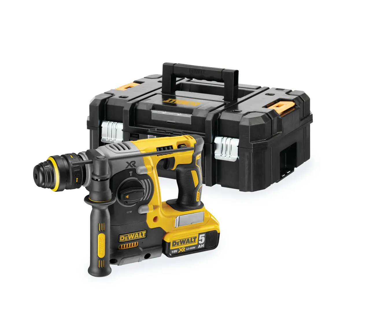 18 Volt / 5,0 Ah SDS-plus Akku-Kombihammer 24mm (bürstenlos), 2,1 Joule, SSBF