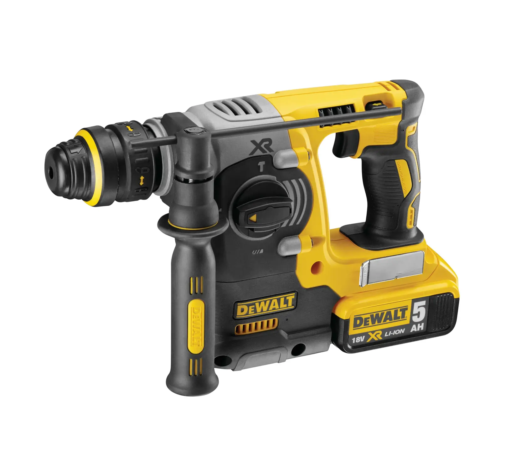 18 Volt / 5,0 Ah SDS-plus Akku-Kombihammer 24mm (bürstenlos), 2,1 Joule, SSBF