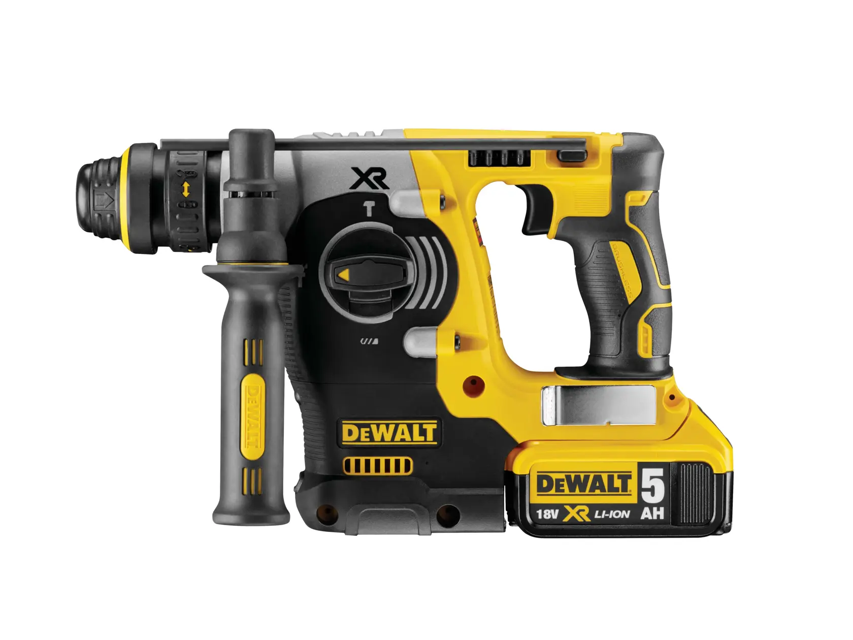 18 Volt / 5,0 Ah SDS-plus Akku-Kombihammer 24mm (bürstenlos), 2,1 Joule, SSBF