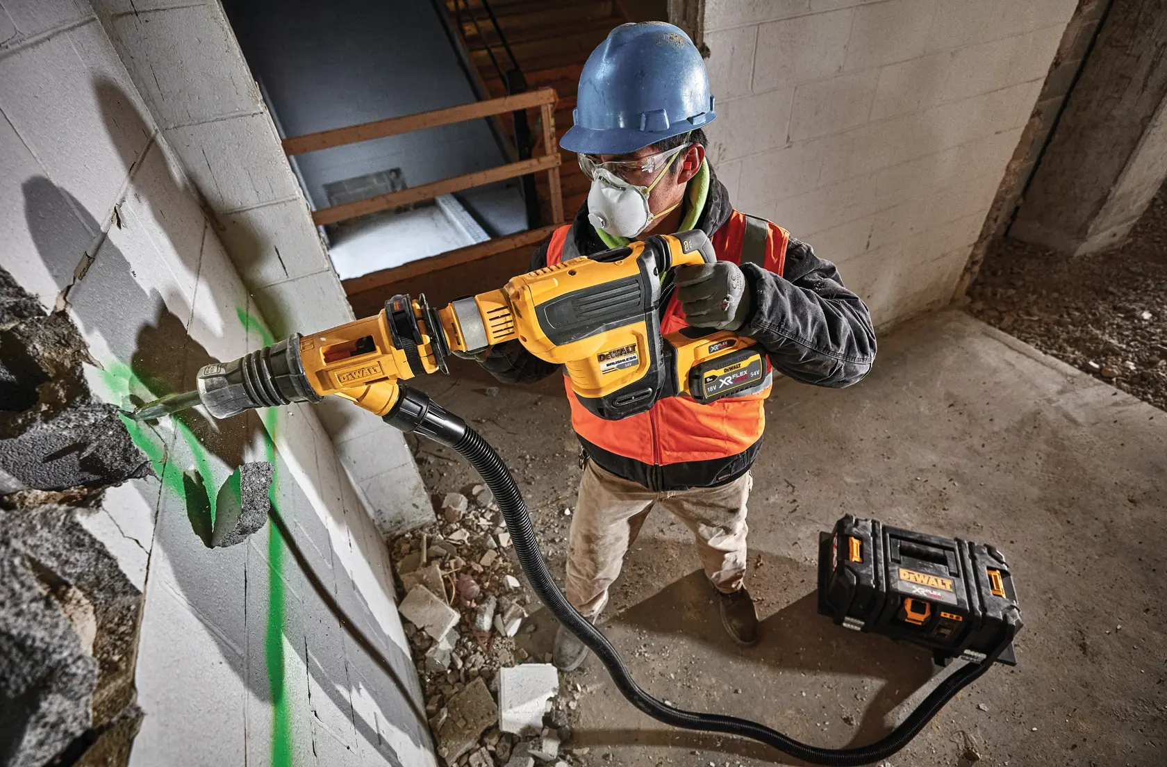 54 Volt / 162 Wh SDS-max Kombihammer 45mm (bürstenlos)