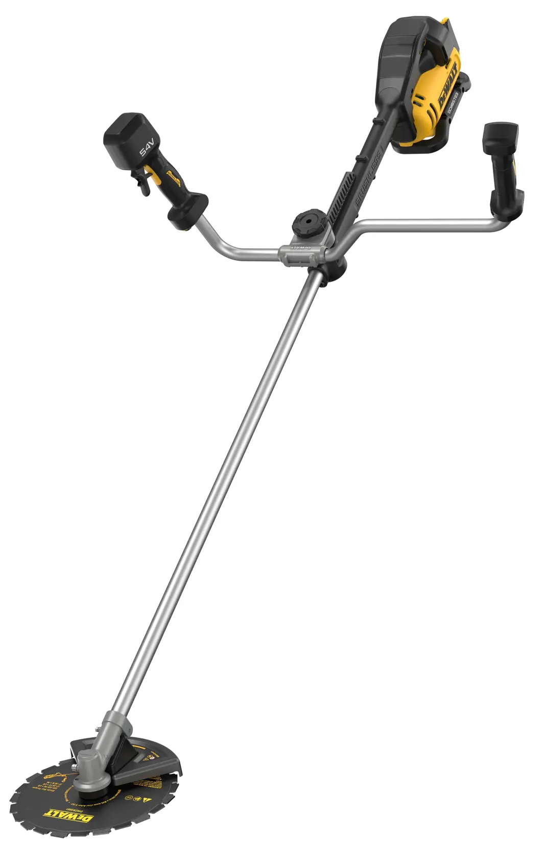 DEWALT DCMBC723N-XJ, DCMBC723N Freischneider. Gelb-schwarz, Metallklinge und Griffen für Gartenpflege.