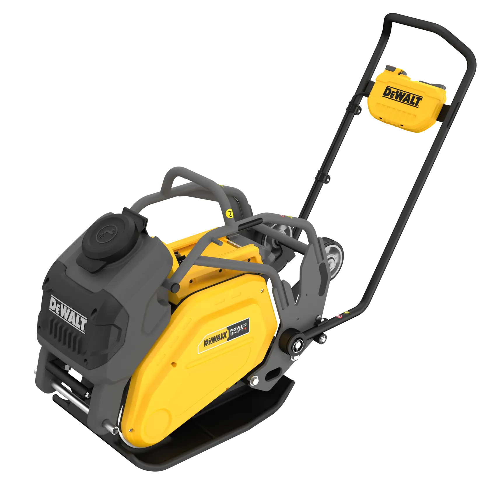 DEWALT POWERSHIFT Akku-Rüttelplatte, Vorwärtslaufend, 15 kN