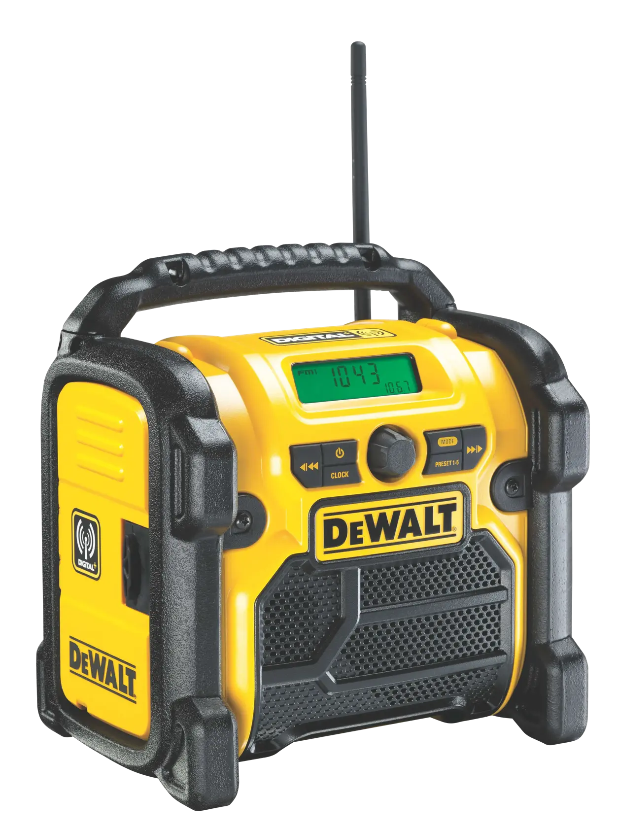 Akku- und Netz-Kompakt-Radio mit DAB+ für 10,8 - 18,0 Volt XR Li-Ion Akkus