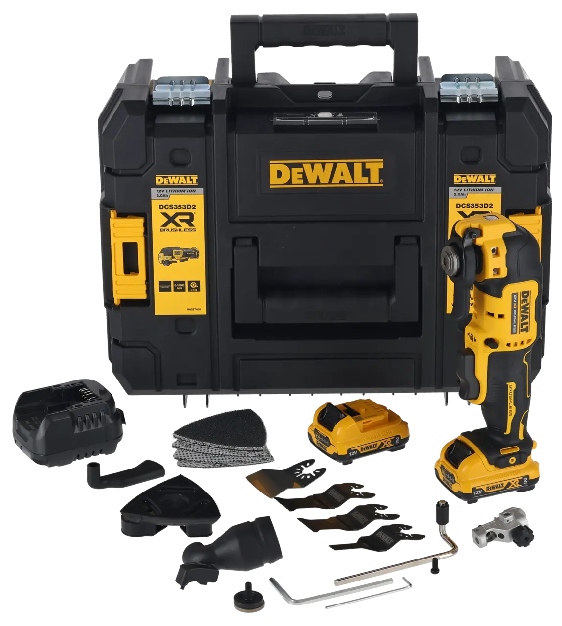 12 Volt / 2 Ah oszillierendes Akku-Multi-Tool