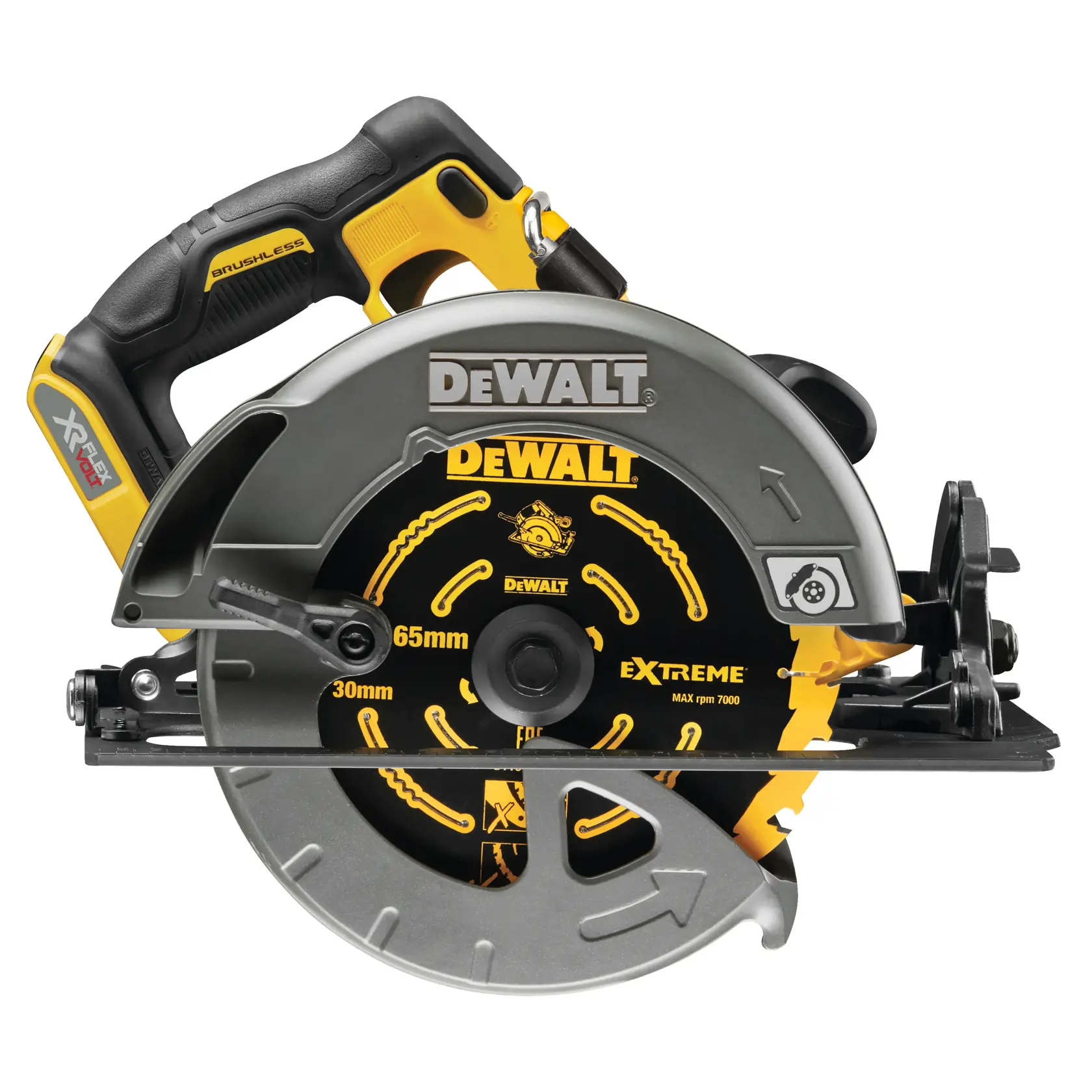 54 Volt XR Flexvolt Akku-Handkreissäge (190 mm / bürstenlos) - Basisversion