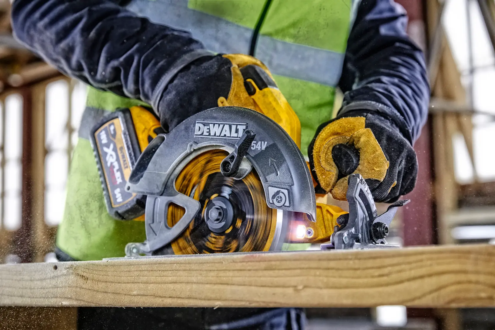 54 Volt XR Flexvolt Akku-Handkreissäge (190 mm / bürstenlos) - Basisversion