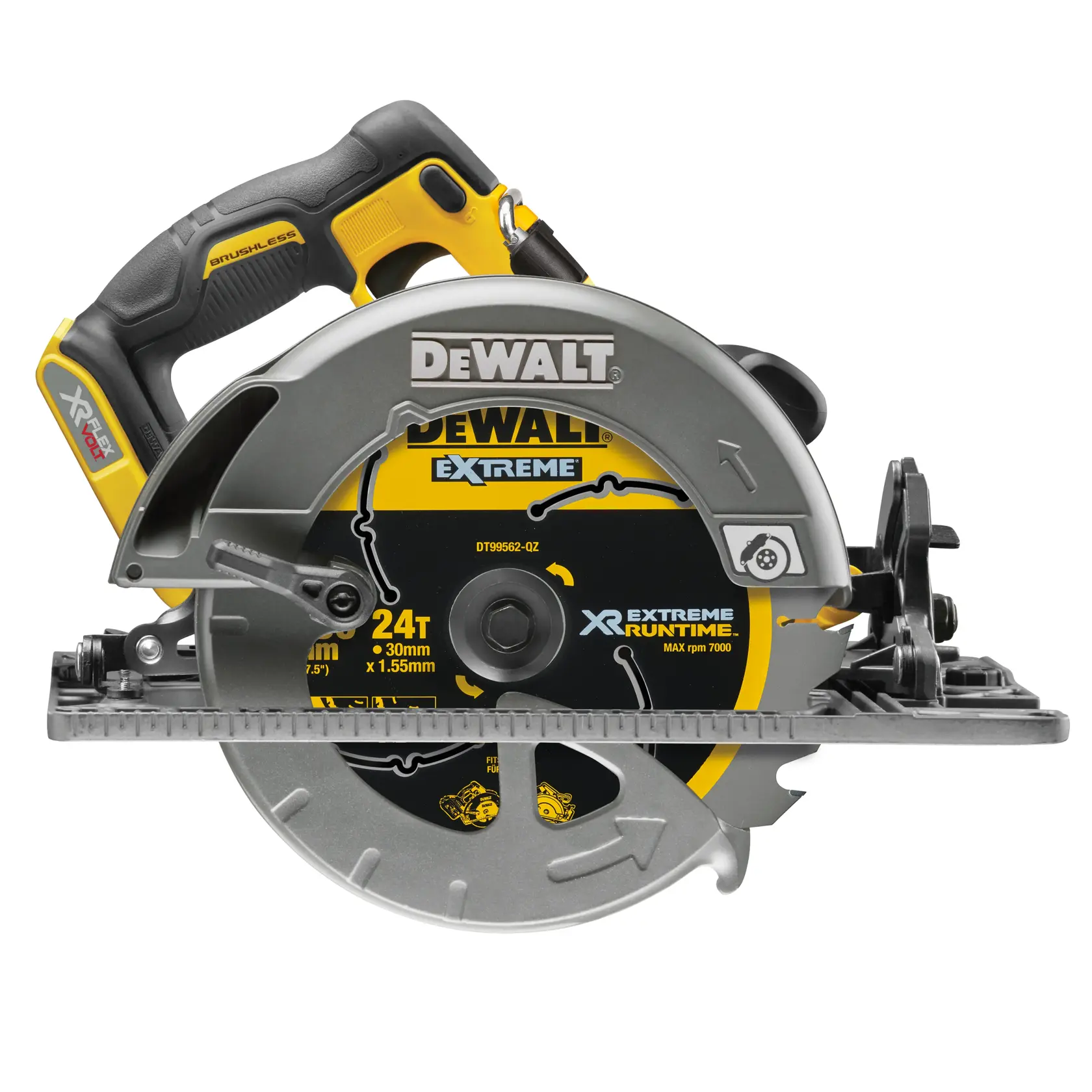 54 Volt XR Flexvolt Akku-Handkreissäge (190 mm / bürstenlos) - Basisversion