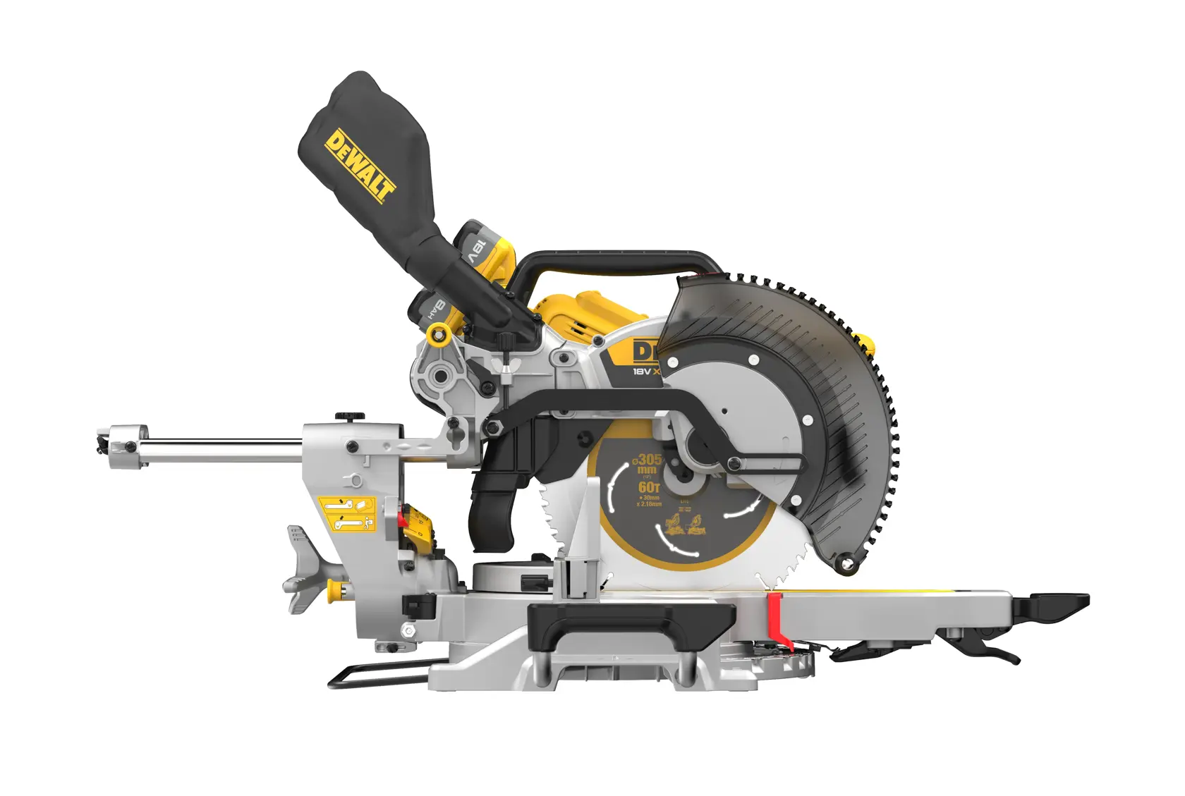 18 Volt Akku-Paneelsäge 305mm (bürstenlos) - inkl. 2 x Tabless Akkus (18V / 8 Ah) mit Tabless-Akku Technologie