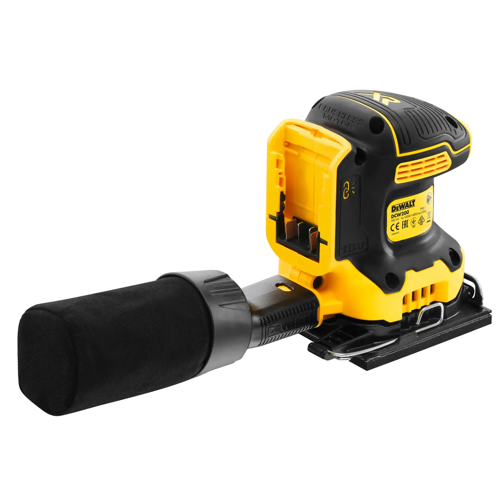 18 Volt Akku-Vibrationsschleifer (bürstenlos), Basisversion