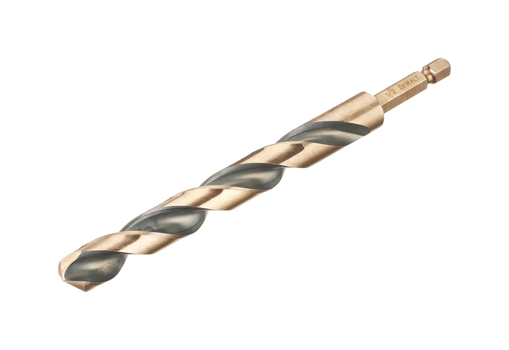 DEWALT DT20618 Bohrer mit Sechskant-Schaft und Spiralfurchen für effizientes Bohren.