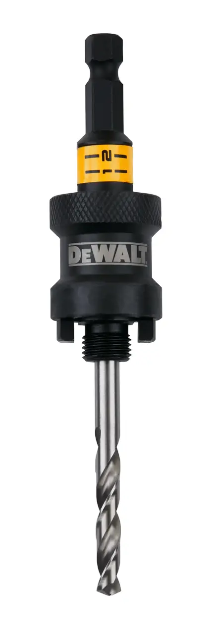 Schnellwechselhalter RAPID LOAD für Lochsägen 14-30mm, Schafttyp Voll-Sechskant 10mm, inkl. eines Mehrzweck-Zentrierbohrers
