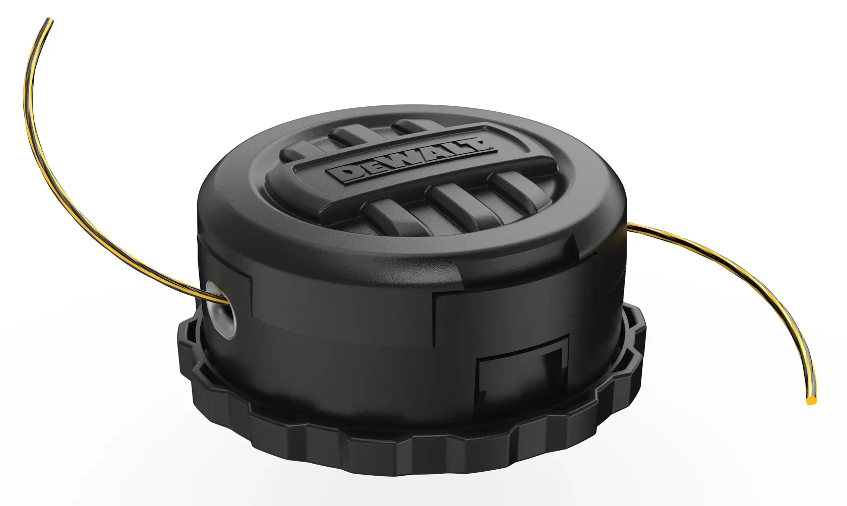 DEWALT Trimmerkopf in Schwarz, SKUs DT20903, DT20903-QZ. Für Fotografie geeignet.