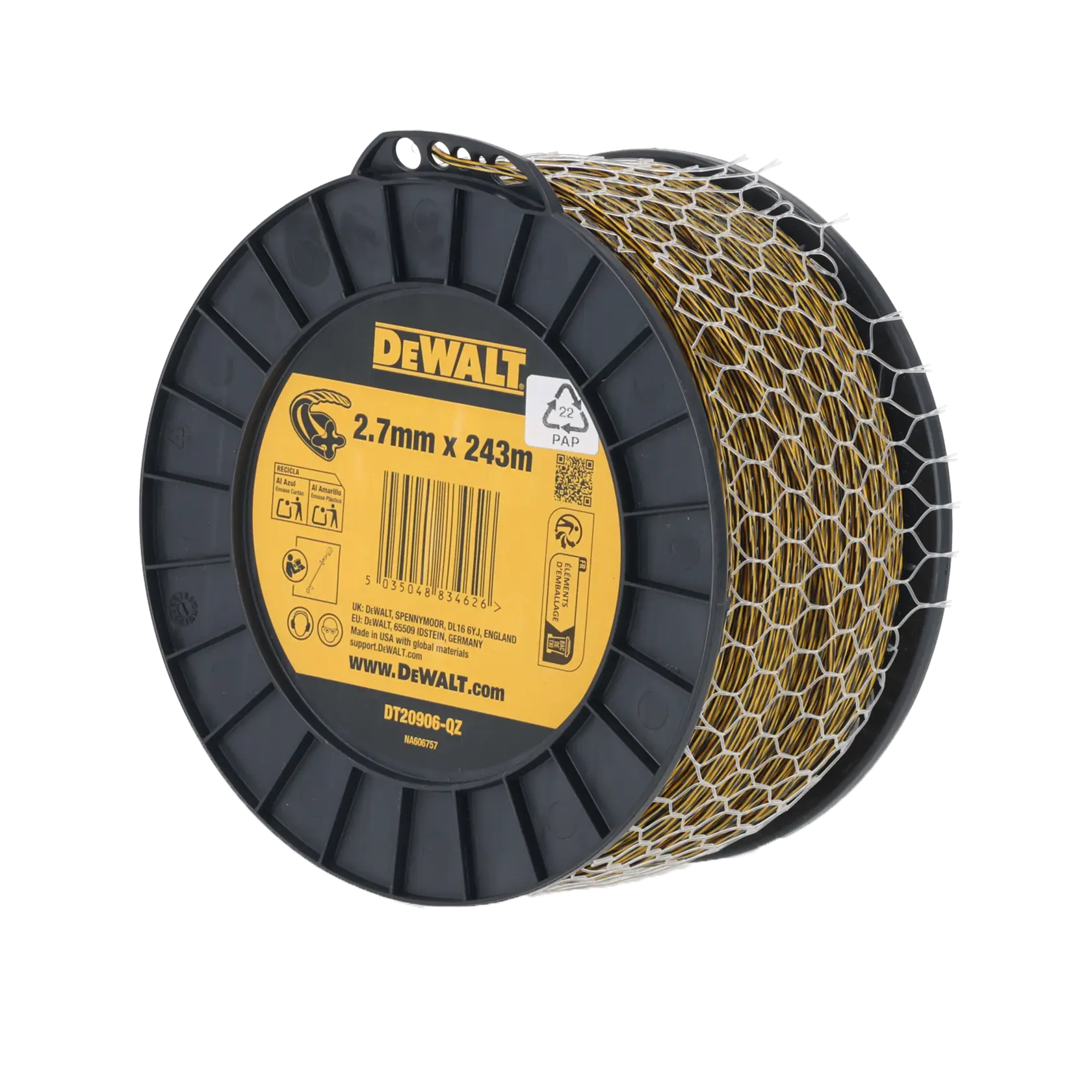 DEWALT Spule, 2,7mm x 243m, SKUs DT20906-QZ, DT20906. Kategorie Fotografie.