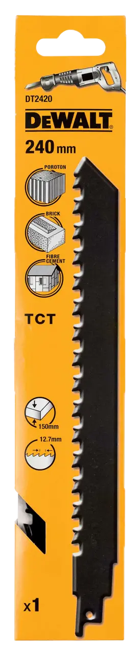 Saebelsaegeblatt Carbide (HM-bestückte Zaehne) 240mm 2TPI, 1 Stueck