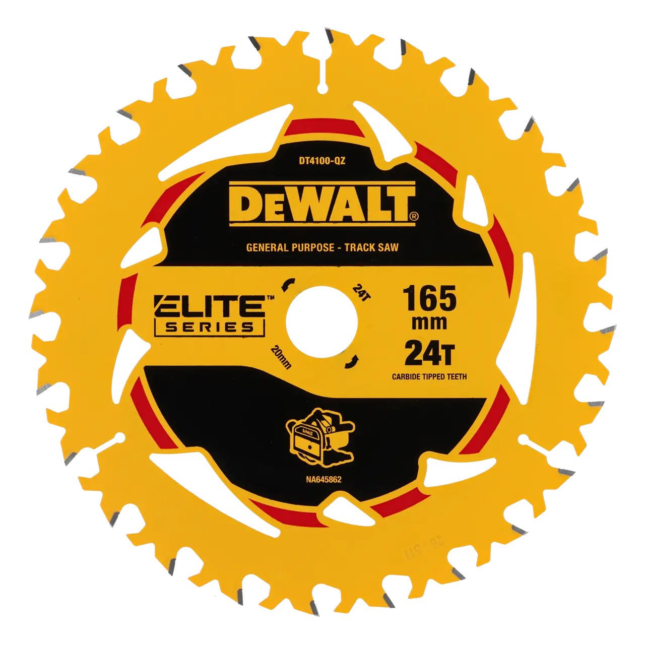 165 x 20mm / 24 WZ/FZ ELITE Handkreissägeblatt - Für schnelle Längsschnitte in Holz