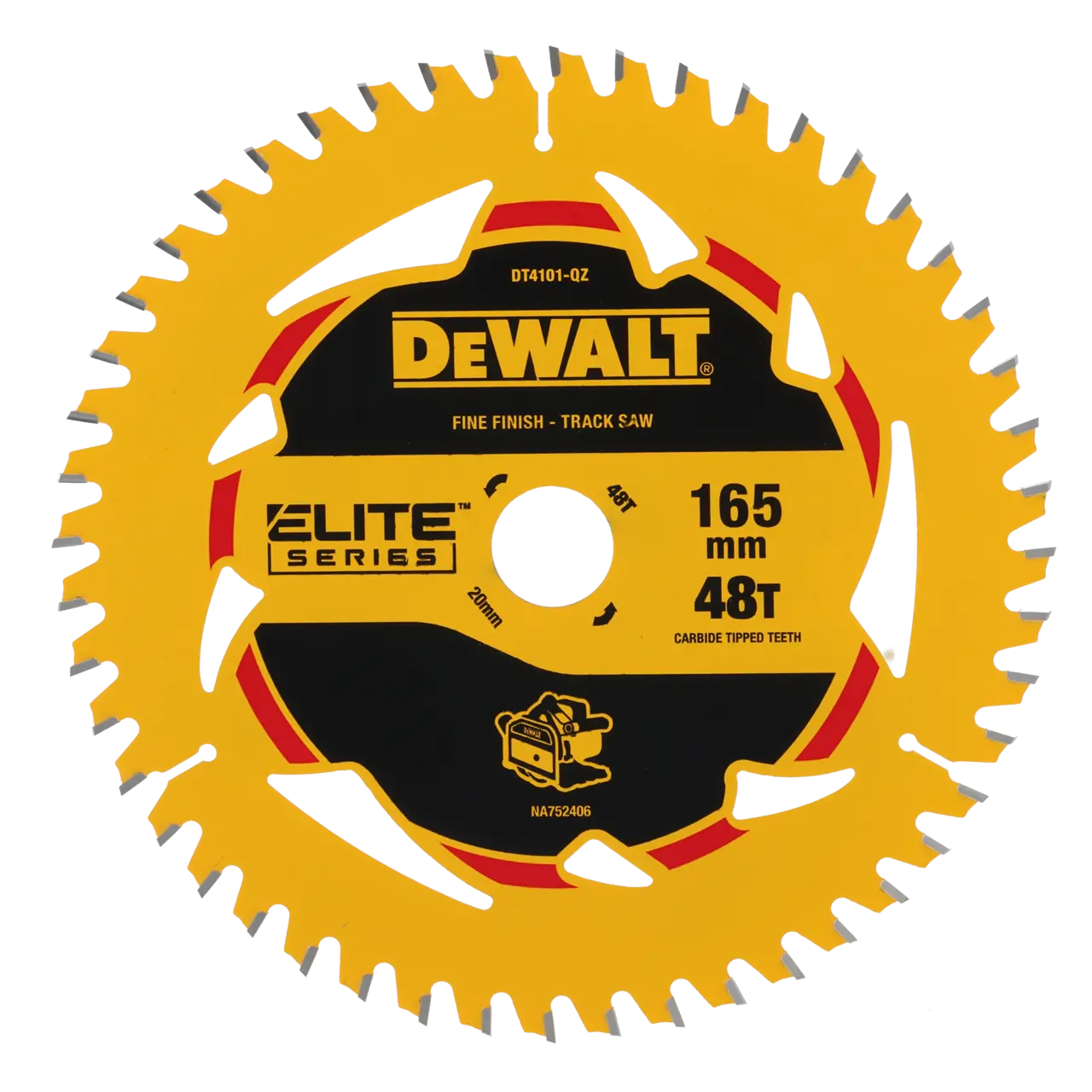 165 x 20mm / 48 WZ ELITE Handkreissägeblatt - Für saubere und glatte Schnitte in Holz