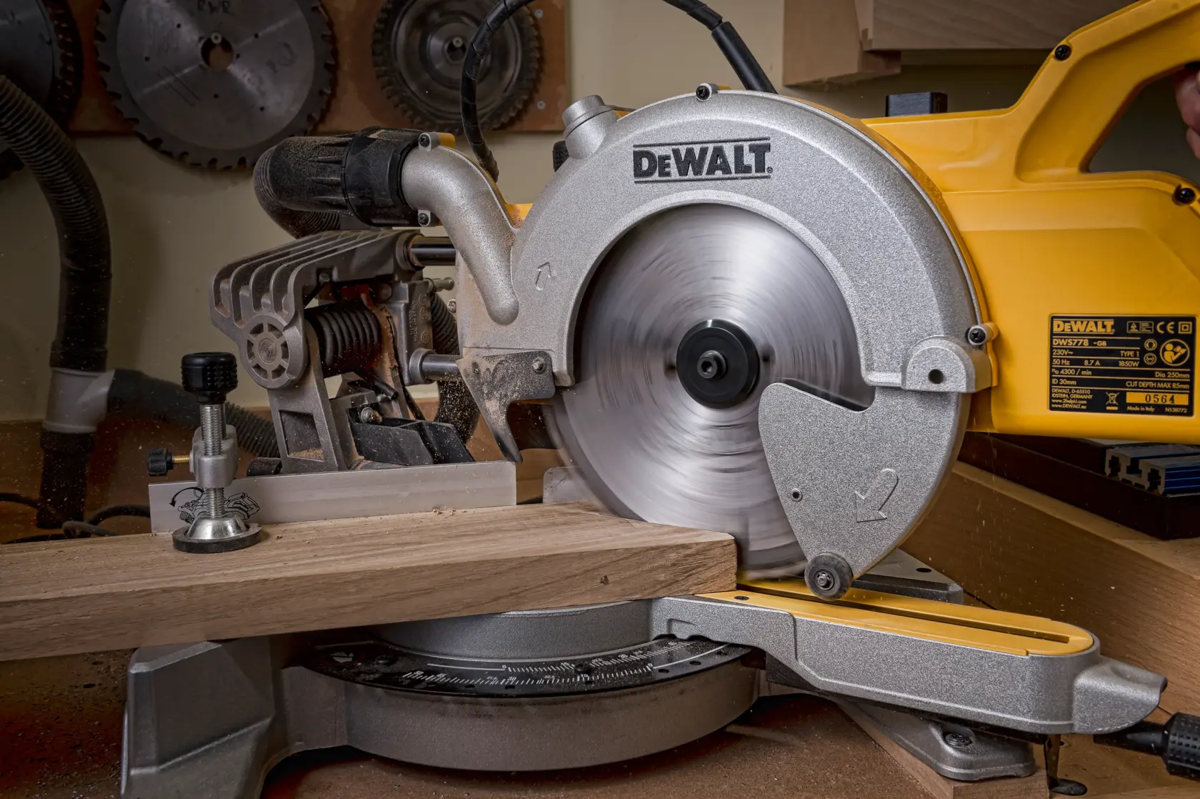 Graphic showing DEWALT XTREME Sub-Compact Series branding with the slogan 'Compact and Performance Packed' on a yellow background.