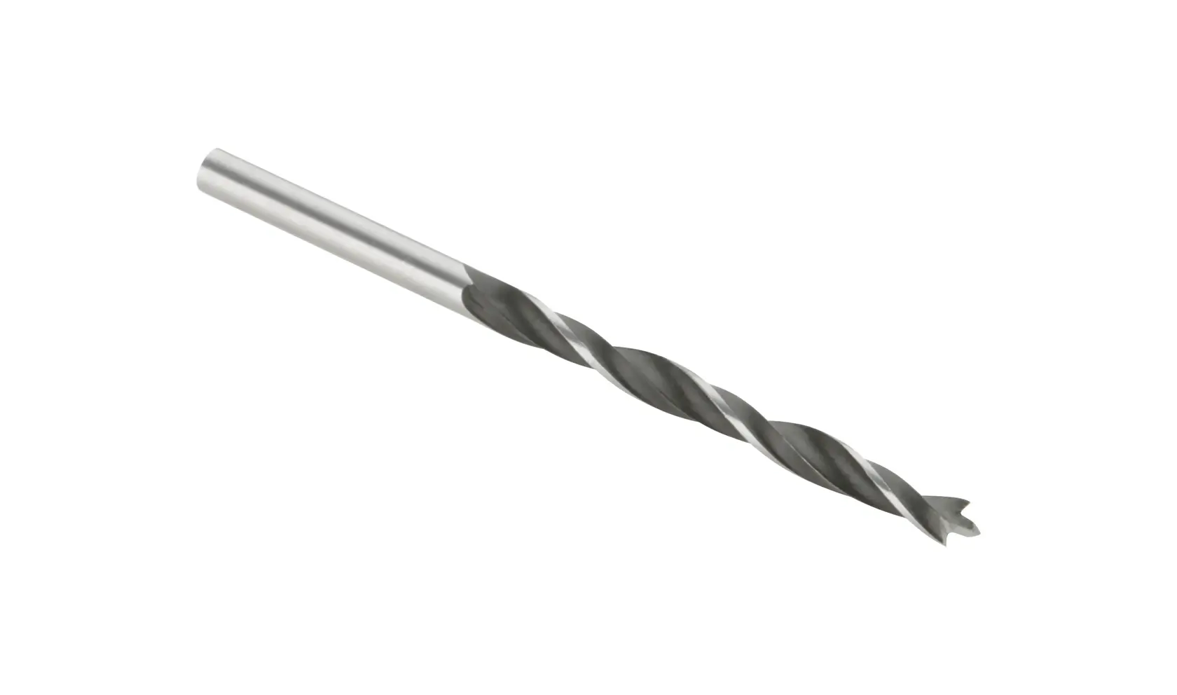 Ein DEWALT-Bohrer mit Spiralform, angezeigt vor weißem Hintergrund.