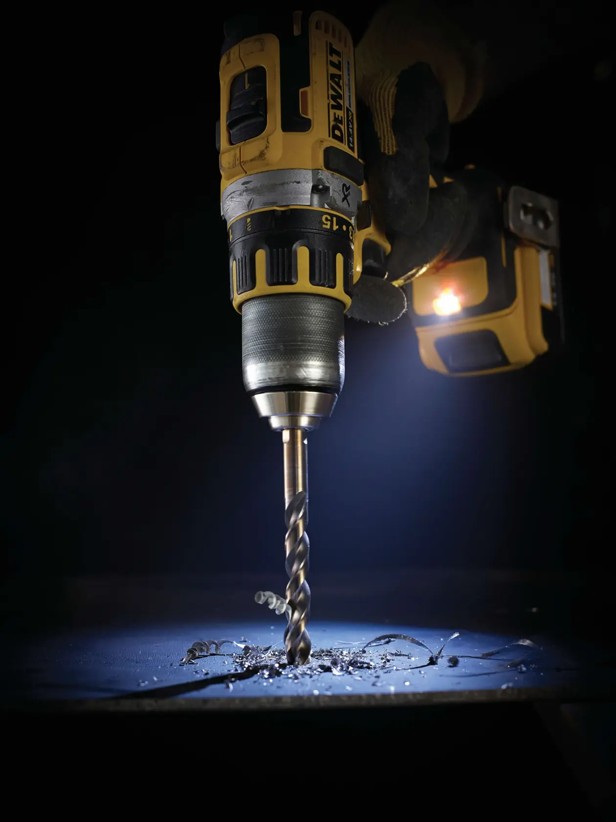 Graphic showing DEWALT XTREME Sub-Compact Series branding with the slogan 'Compact and Performance Packed' on a yellow background.