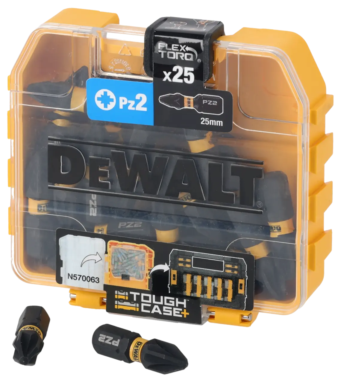 Display mit 25-tlg EXTREME FLEXTORQ Bitsets 25mm, Pz2