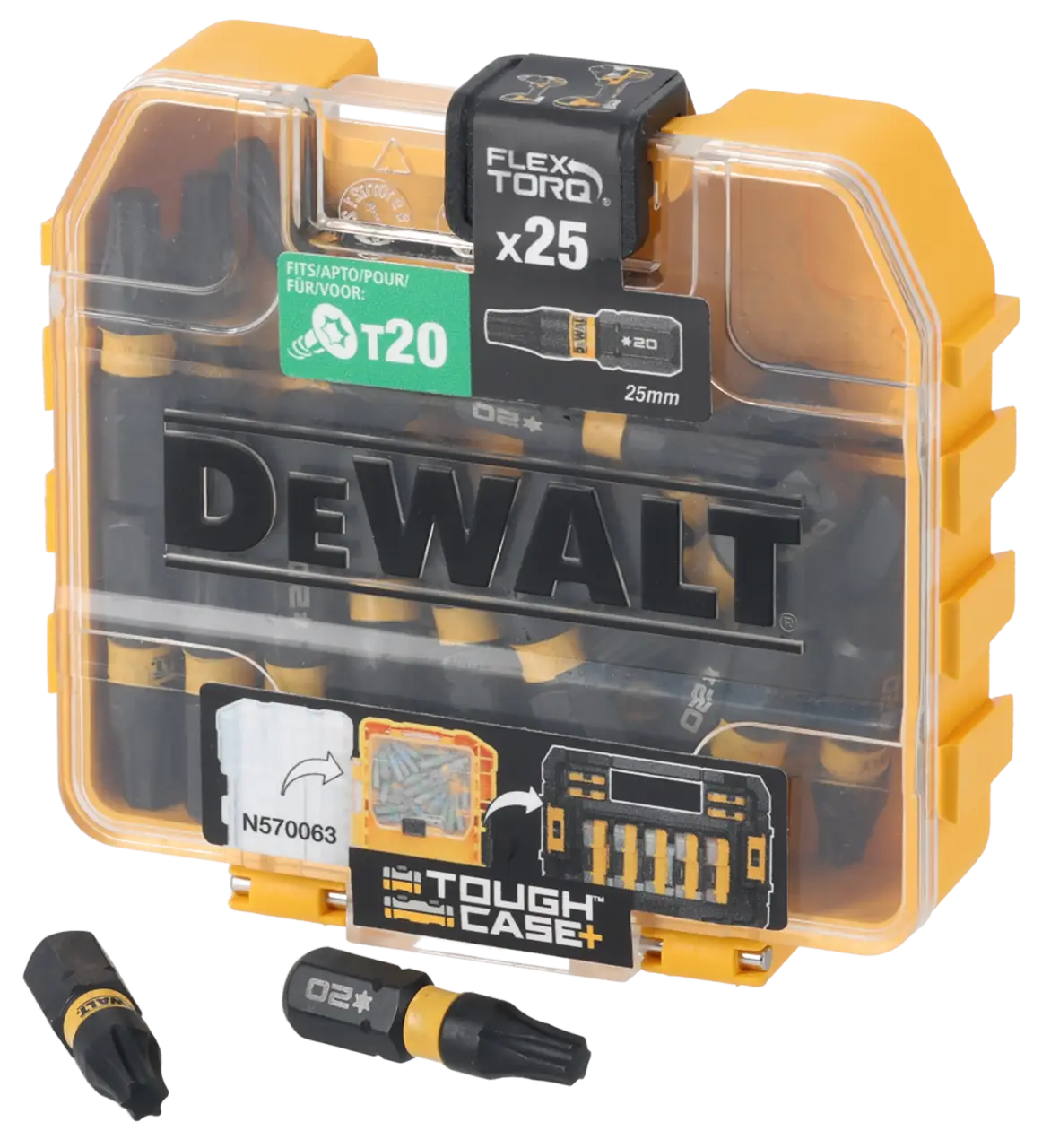 Display mit 25-tlg EXTREME FLEXTORQ Bitsets 25mm, T20