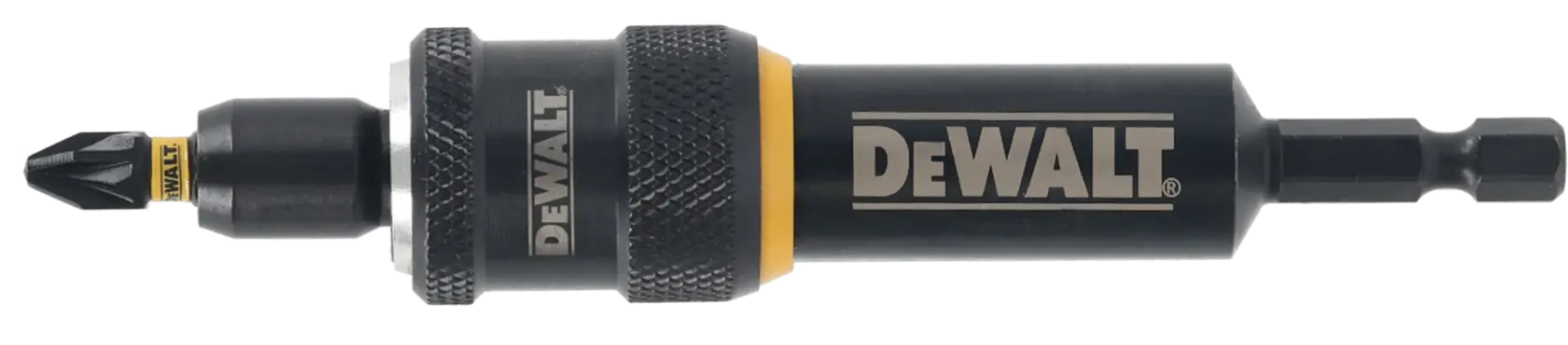 DEWALT DT70788 magnetischer Bithalter mit Schrauberbit, geeignet für Bohrer und Schraubendreher.