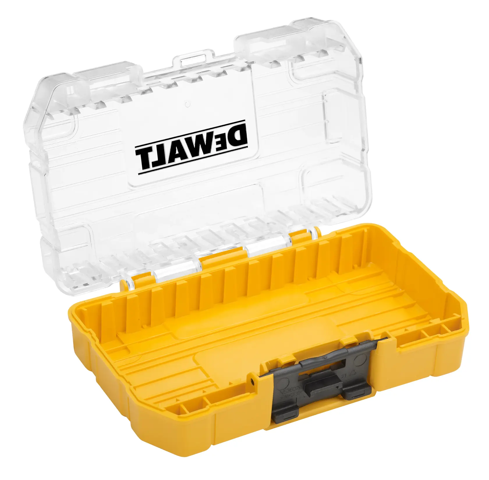 Kleiner TOUGHCASE™ Koffer inkl. Schüttbox und Halterungen für 25 mm und 57 mm Schrauberbits, leer zum Nachfüllen, Versandeinheit: 5 Stück