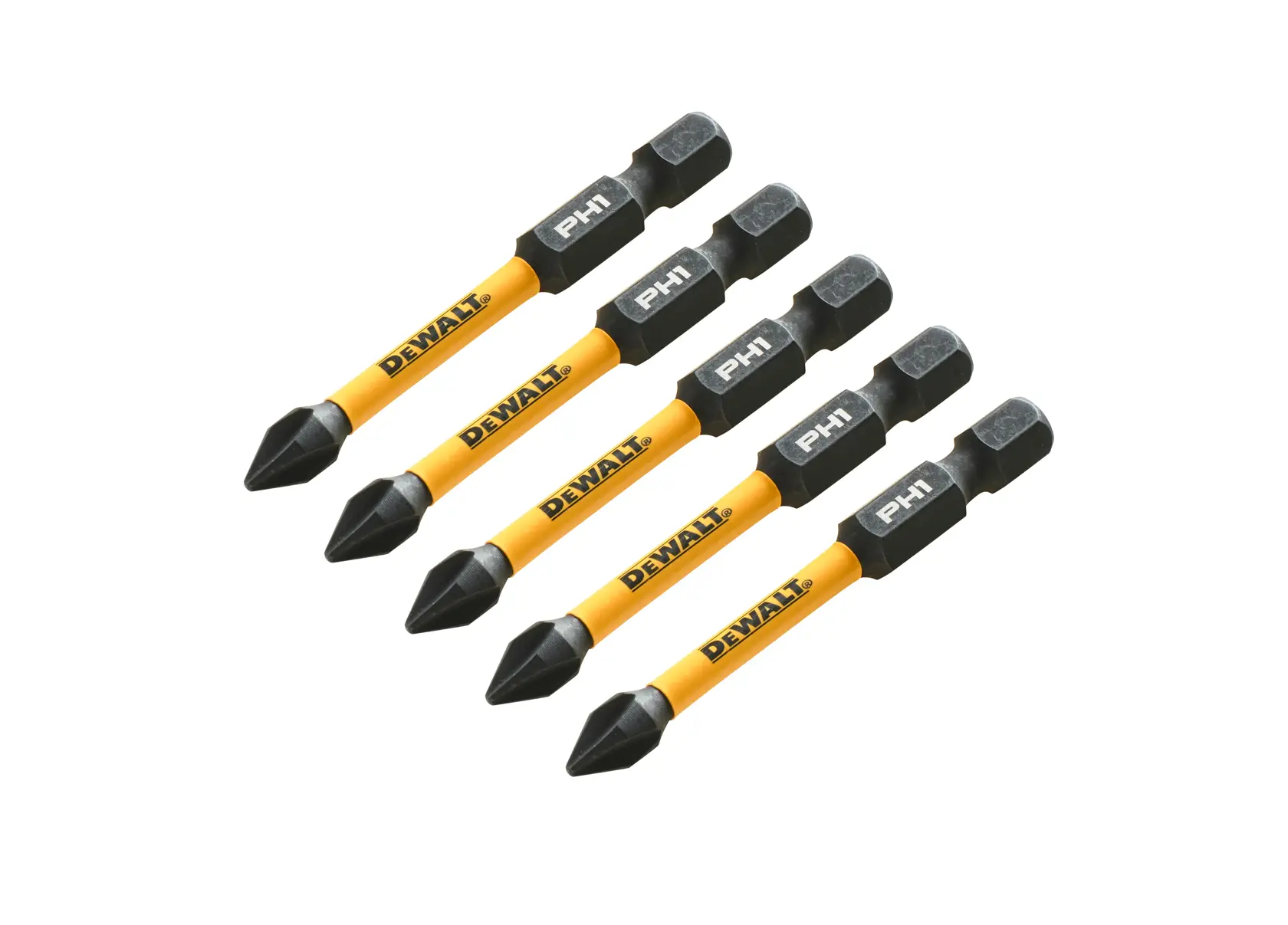 Grafik mit DEWALT XTREME Sub-Compact Series Branding und dem Slogan 'Kompakt und leistungsstark' auf gelbem Hintergrund.