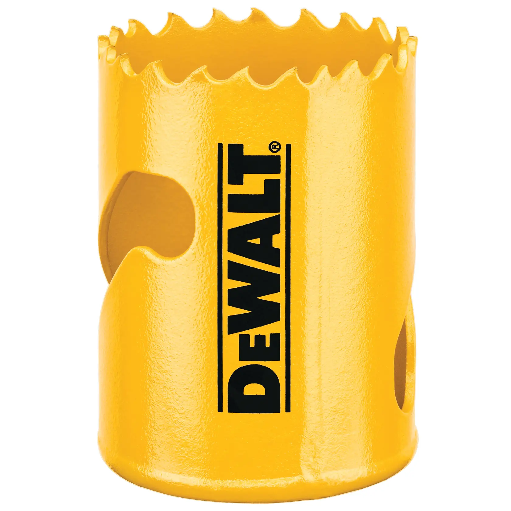 DEWALT gelber Lochsäge, Fotografie, SKUs DT90311 und DT90311-QZ.