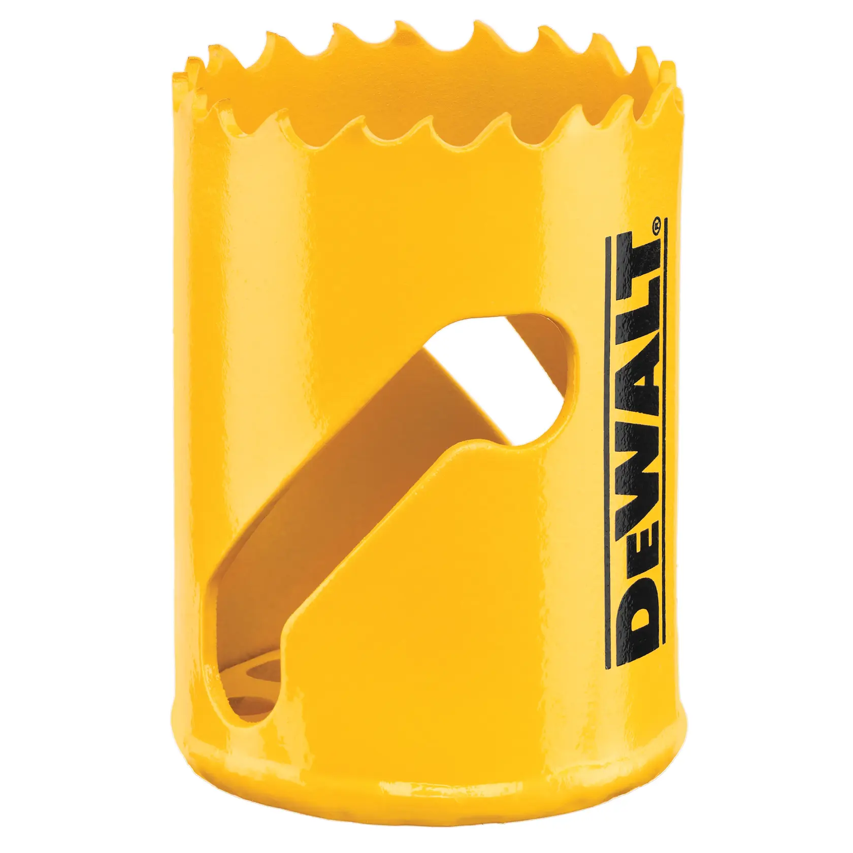 Grafik mit DEWALT XTREME Sub-Compact Series Branding und dem Slogan 'Kompakt und leistungsstark' auf gelbem Hintergrund.