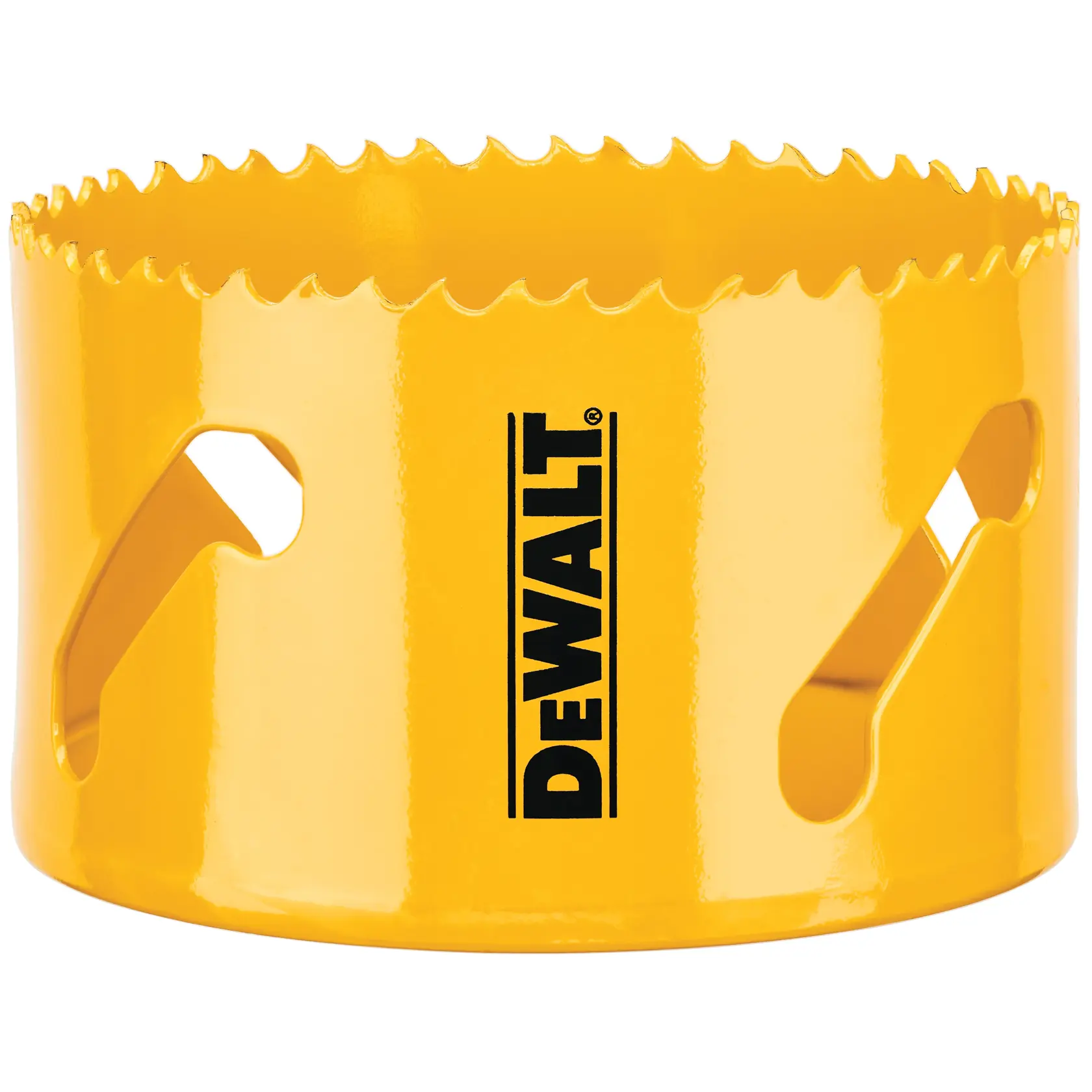 DEWALT gelber Lochsägenaufsatz, DT90332, DT90332-QZ, Werkzeug für Fotografie.