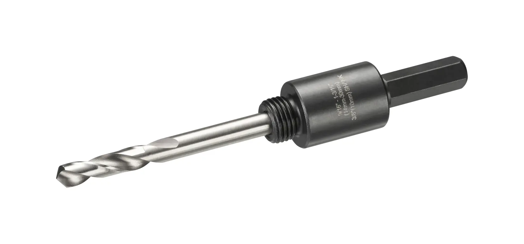 Standard-Adapter fuer Lochsaegen 10mm Aufnahmeschaft (fuer Lochsaegen-Durchmesser 14-30mm)
