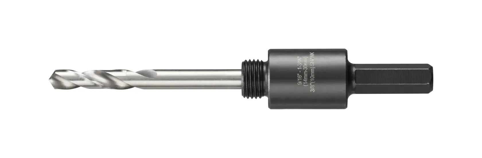 Standard-Adapter fuer Lochsaegen 10mm Aufnahmeschaft (fuer Lochsaegen-Durchmesser 14-30mm)