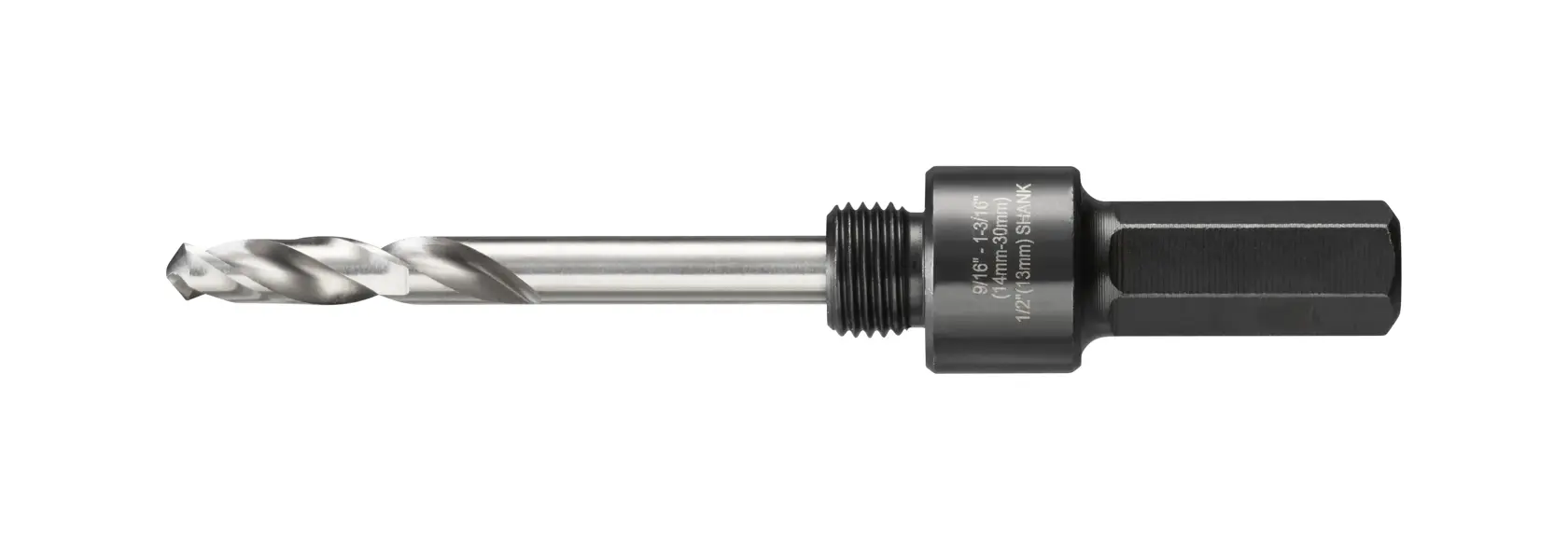 Standard-Adapter fuer Lochsaegen 13mm Aufnahmeschaft (fuer Lochsaegen-Durchmesser 14-30mm)