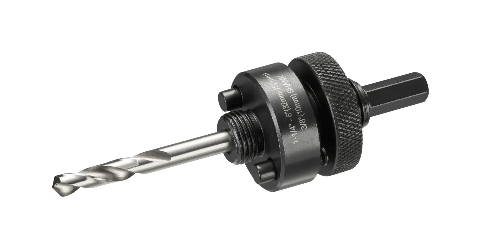 Standard-Adapter fuer Lochsaegen 10mm Aufnahmeschaft (fuer Lochsaegen-Durchmesser 32-210mm)
