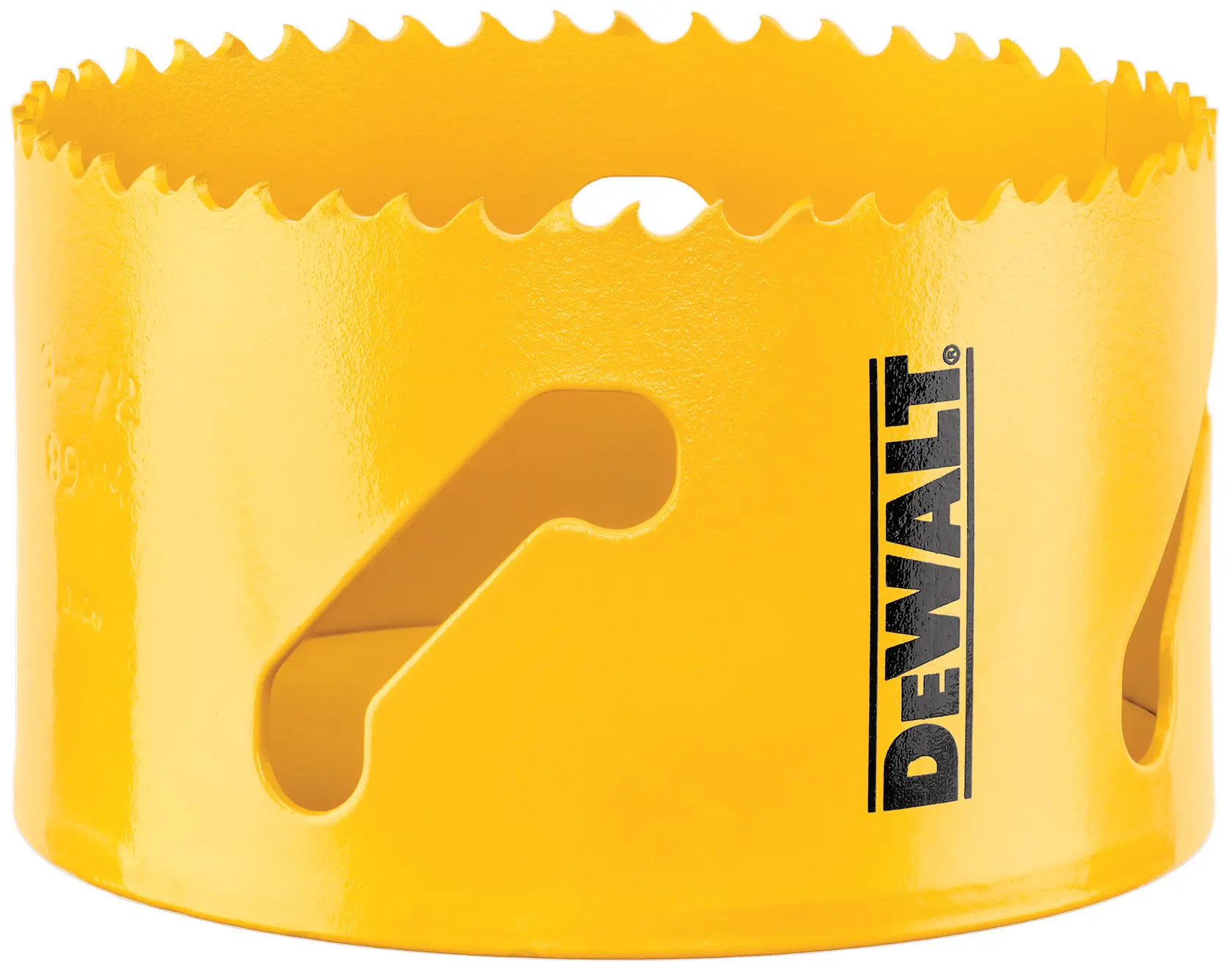 Grafik mit DEWALT XTREME Sub-Compact Series Branding und dem Slogan 'Kompakt und leistungsstark' auf gelbem Hintergrund.
