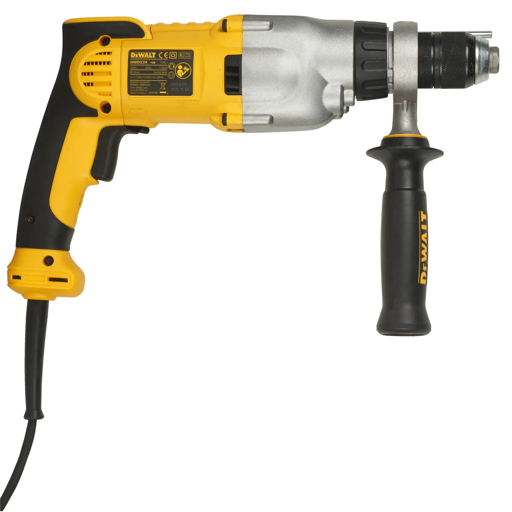 1.100 Watt 2-Gang Schlagbohrmaschine 13mm