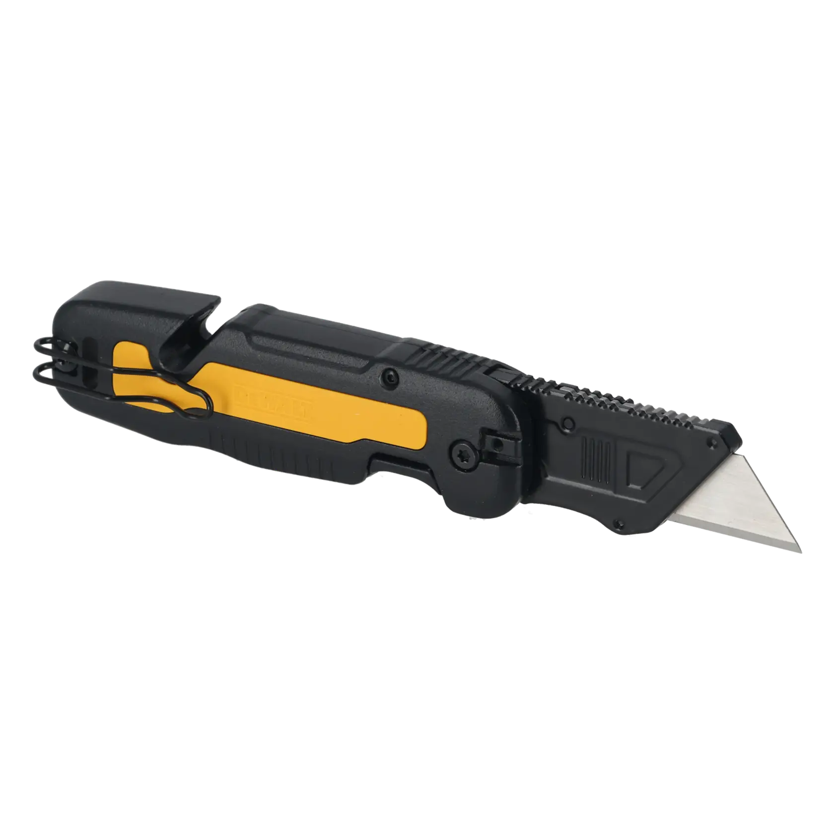 DEWALT® 3.0 Universalmesser (Klappmesser) mit feststehender Trapezklinge und Klingenmagazin