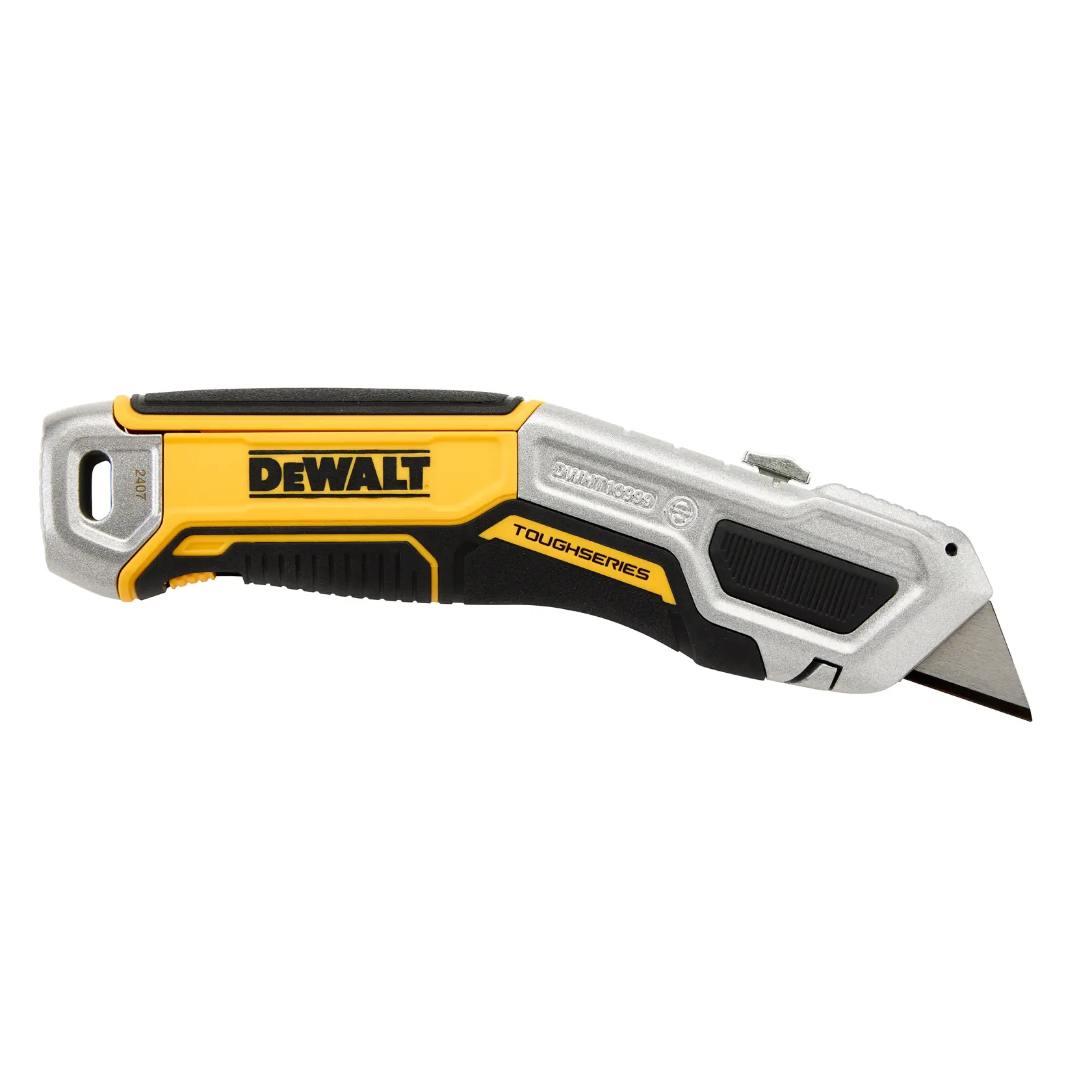 DEWALT® 3.0 Universalmesser TOUGHSERIES™ mit einziehbarer Trapezklinge und Klingenmagazin