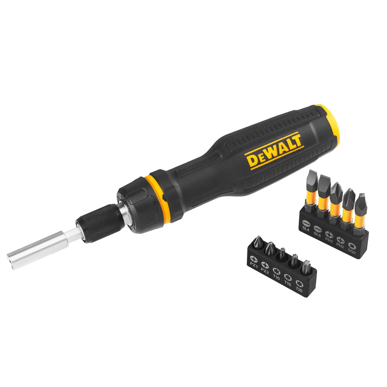 Bit-Schraubendreher mit Ratsche inkl. Bit-Set 10-tlg