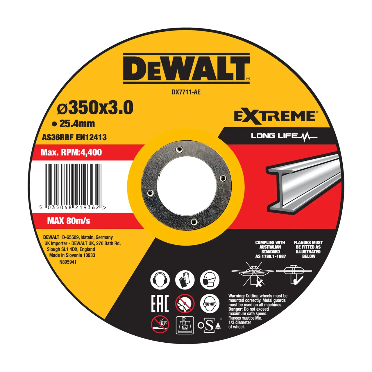 Trennscheibe 350x3x25,4 mm Metall